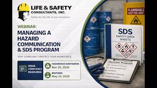 Webinar: Managing a Hazard Communication & SDS Program