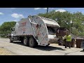 Tiger Sanitation: Mack Granite McNeilus Rear Loader Garbage Truck