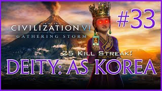 Nukes! | Civilization VI on Deity - Korea: Part 33 | Civ 6 Gathering Storm