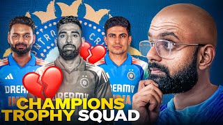 India Champions Trophy Squad announced | NO SIRAJ !! @chasingthetarget1720