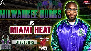 🚨Bucks vs Heat Showdown: 🔥 Who Dominates Tonight? #nba  #bucks #amaraslogic