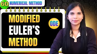 Modified Euler’s Method Engineering Mathematics | Numerical Method
