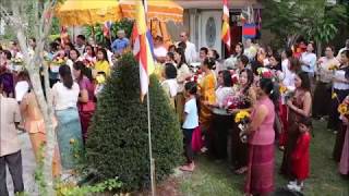 Bon Katen at Wat Khmer Buddhist Temple in Orlando ( Saint cloud ) Florida.