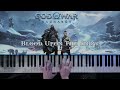 god of war ragnarök blood upon the snow ft. hozier piano cover