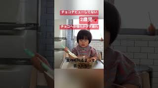 【2歳児】健気にチョコを憧れる