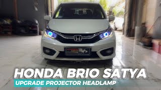 Upgrade Penyinaran Honda Brio Satya! | Pakai Ini Auto Terang Tanpa Merusak!