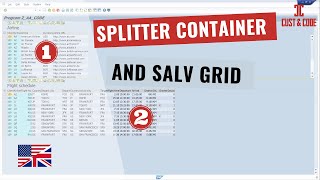 ABAP Splitter Container to Display 2 SALV Grids [english]