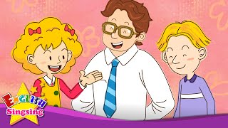 Who is he? Who is she? (Introducing) - English song for Kids - Let's sing a song