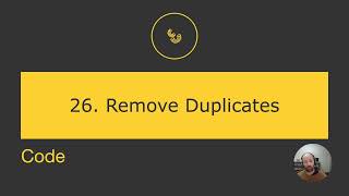 Leetcode - Remove duplicates from sorted array (26) using JavaScript