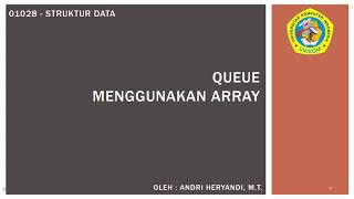 Struktur Data - Queue dengan Array