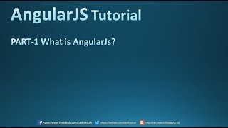 Part - 1 What is AngularJS - AngularJS Tutorial for beginners