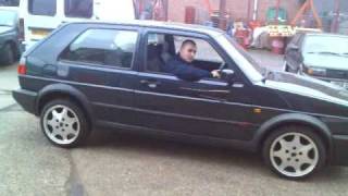 styledyamics fitted full air ride to a golf mk2 / styledynamix