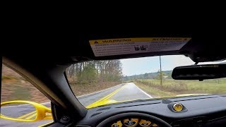 Porsche 911 GT3 POV drive on mountain road | Sharkwerks exhaust!