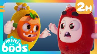 Bubbles Wants to Scare the Other Minibods! BOO! | Minibods | Preschool Cartoons for Toddlers