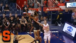 Syracuse's Marek Dolezaj Gets Fancy To Start The Game