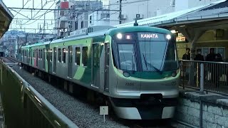 東急7000系7105F 東急池上線蒲田行き 旗の台駅発車