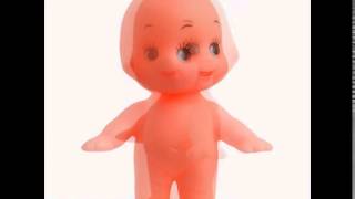 Cute Kewpie Doll Baby Cupie Vintage Cameo Figurine Rubber Original Japan Obitsu Collect 2\