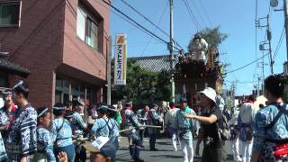 佐原の大祭2013秋祭り 　二日目　下川岸　山車整列へ　00022