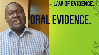 Law of evidence 1. Introduction to law of evidence (oral evidence).