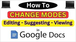 How to Change Viewing Modes in Google Docs | Step-by-Step PC Tutorial