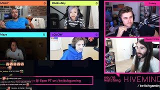 xQc Plays in the Hivemind Game Show ft. Moistcr1tikal, Ludwig, Mizkif, Maya & HAchubby!