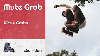 Mute Grab – Airs \u0026 Grabs | Jumps | How To Aggressive Inline Skate | Trick Clip Beginner