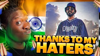 EMIWAY - THANKS TO MY HATERS (OFFICIAL MUSIC VIDEO) 🇮🇳🔥REACTION