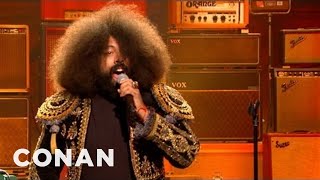 Reggie Watts Experiments With Sonic Dispersion Technology | CONAN on TBS