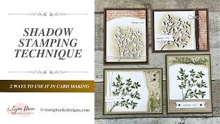 Shadow Stamping Technique for Card Making