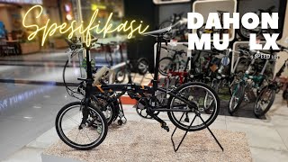 Sepeda lipat DAHON terbaru 2021: Dahon MU LX