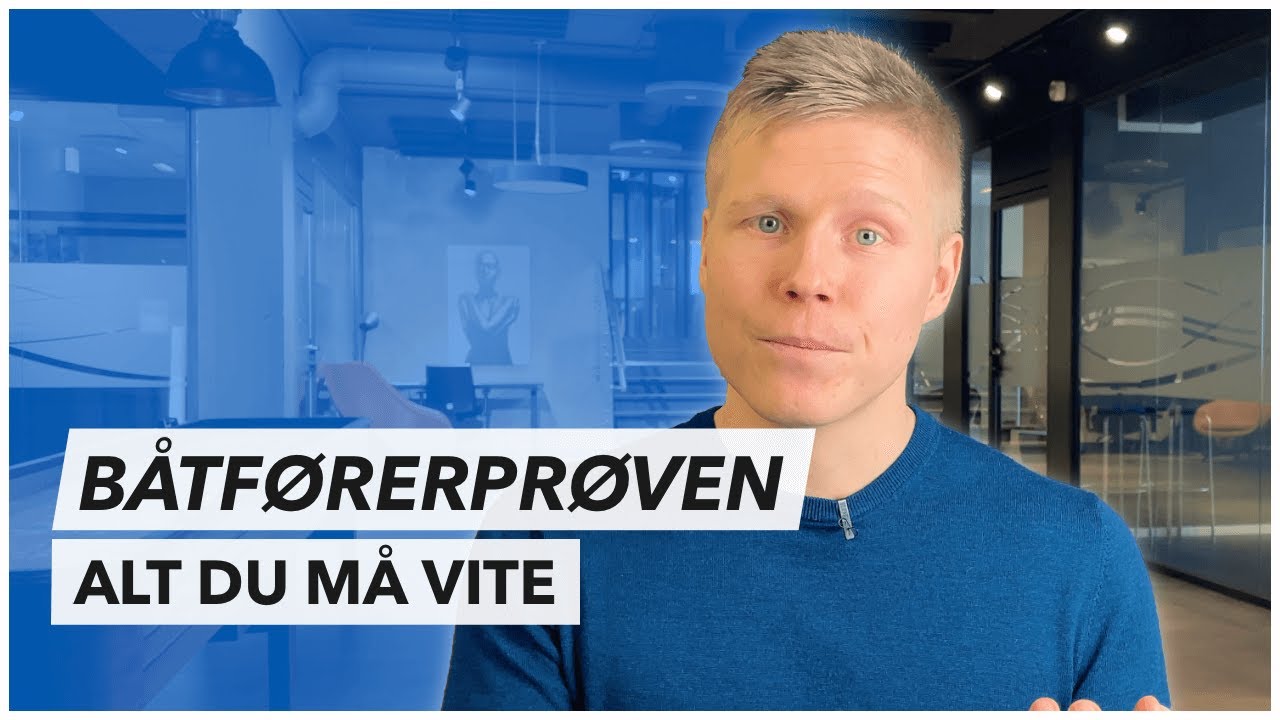 Slik Tar Du Båtførerprøven På Nett. Alt Du Må Vite Om Hvordan ...