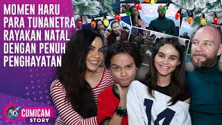 Momen Haru Melaney Ricardo \u0026 Keluarga Rayakan Natal di Panti Tunanetra | CUMISTORY