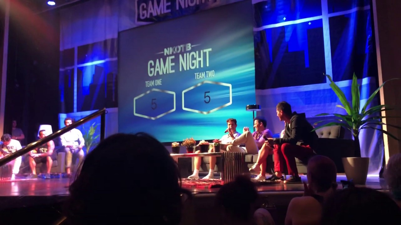 Group B Game Show Donnie NKOTB CRUISE X - YouTube