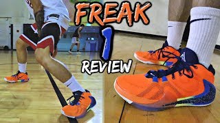 Pro Player Reviews Nike Zoom Freak 1! (Giannis Antetokounmpo)