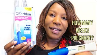 CLEAR BLUE DIGITAL PREGNANCY TEST W/WEEK INDICATOR 6 WEEKS PREGNANT
