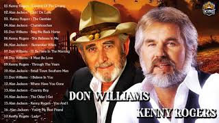Don Williams, Kenny Rogers Greatest Hits Collection Full Album HQ | Old Country Hits