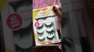 Magic Magnet Eye Lashes  #beautiful #viral #eyemakeup #kamalkant@Monu