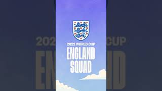 England World Cup Squad 2022 #shorts
