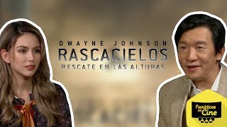 Chin Han y Hannah Quinlivan comparten sus desafíos en Rascacielos