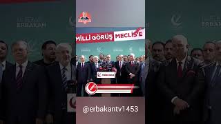 Fatih Erbakan, Cumhurbaşkanlığı adaylığını açıkladı.