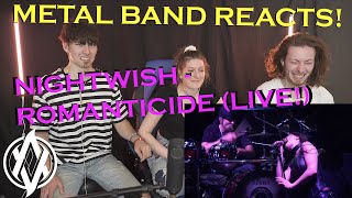 Metal Band Reacts! | Nightwish - Romanticide (Live) *REUPLOADED*