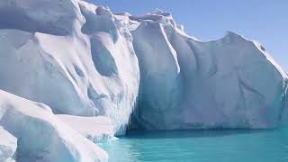 Groenland Ilulissat Baie de Disko en bateau / Greenland Ilulissat Disko bay in boat