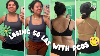 How I lost 50 lbs with PCOS Naturally | My Weight Loss Journey