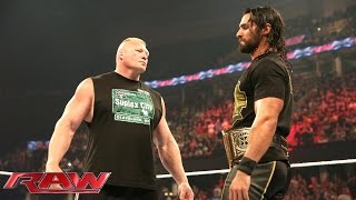 Brock Lesnar is revealed as Seth Rollins' next challenger: Raw, June 15, 2015
