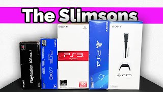 Unboxing every PlayStation Slim Console | Sony PS1, PS2, PS3, PS4, PS5 Slim + Ga