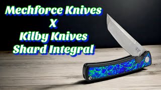 Mechforce Knives Shard. A titanium Integral you didn’t know you needed.