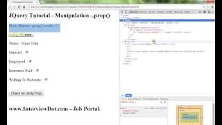 PROP METHOD IN JQUERY DEMO