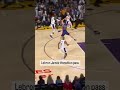 NBA Highlight - Lebron James Transition Pass 🏀 #shorts