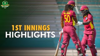 1st Innings Highlights | Cool & Cool Pakistan Women vs West Indies Women 2021 | 1st ODI | PCB | MA2T