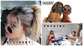 ALISSON HAD AN ACCIDENT IN THE CAR / PACKING FOR ERIKA'S QUINCEANERA | VLOG#1074
